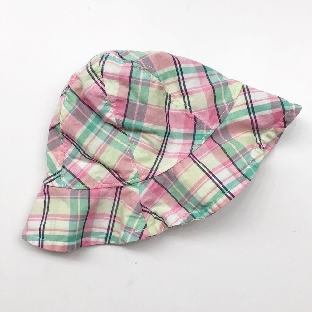 Carter's plaid baby girl hat